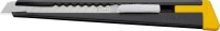 Нож OLFA с выдвижным лезвием, черный, 9мм  ,  ( OL-180-BLACK )