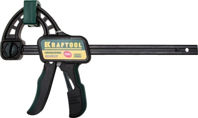 Струбцина "EcoKraft" ручная пистолетная, KRAFTOOL 32226-15, пластиковый корпус, 150/350мм, 150кгс,  ( 32226-15 )