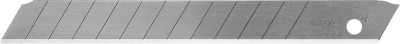 Лезвия OLFA сегментированные из нержавеющей стали, 9х80х0,38мм, 13 сегментов, 50шт ,  ( OL-AB-50S )