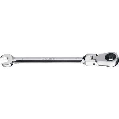 Комбинированный гаечный ключ трещоточный шарнирный 8 мм, ЗУБР, ( 27101-08 )