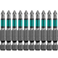 Optimum Line Биты, PZ1, 50 мм, тип хвостовика E 1/4", 10 шт в блистере, KRAFTOOL,  ( 26124-1-50-10 )