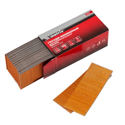 Гвозди финишные, (шпильки) 23GA для пневматического нейлера финишного D 0,64 мм, длина 25 мм, 5000 шт Matrix, ( 57679 )